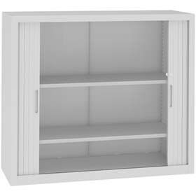 Rollladenschrank, HxBxT: 1040x1200x435 mm, Gehäusefarbe Grau RAL7035, Rollladen Grau