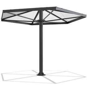 Acoperitoare REGENSBURG, formă acoperiș - acoperiș piramidă - baza hexagon, înălțime 3,05 m