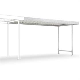 Adăpost universal unilateral L15, 4300 x 2200 mm, modul suplimentar