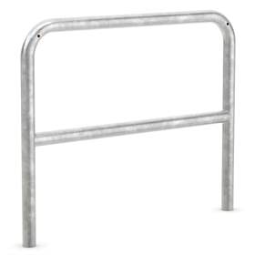 Universeller Absperrbügel mit Knierohr 800 x 1000 mm, zum Einbetonieren