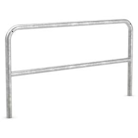 Universeller Absperrbügel mit Knierohr 800 x 1500 mm, zum Einbetonieren