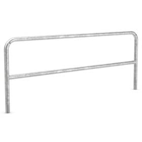 Universeller Absperrbügel mit Knierohr 800 x 2000 mm, zum Einbetonieren