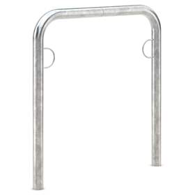 Anlehn- und Absperrbügel mit Stahlösen, 800 x 750 mm, zum Einbetonieren