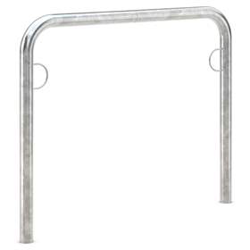 Anlehn- und Absperrbügel mit Stahlösen, 800 x 1000 mm, zum Einbetonieren