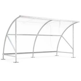 Adăpost arcuit, cu o singură față B04, 4130 x 2290 x 2100 mm