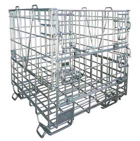 Drahtbox, klappbar, verzinkt,800 x 600 x 785 mm