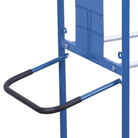 Držadlo pre manipuláciu s vozíkom pre pneumatiky, sklopné