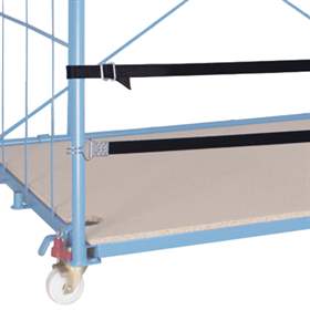 Bandă de tensionare pentru asigurarea încărcăturii, cu cârlige, lungime 1200/1300 mm