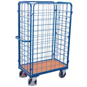 Gepäckwagen VARIOfit, hoch 1820 mm, 4-seitig, Ladefläche 1000x700 mm, Tragfähigkeit 500 kg