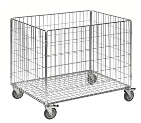 Transport-Drahtkorb, galvanisch verzinkt, LxBxH: 835x625x740 mm