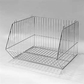 Stapel-Mittelkorb, Breite 450 mm, verzinkt-chromatiert