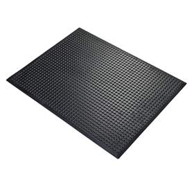 Arbeitsplatzmatte Bublemat 0,9 x 0,6 m, Schwarz