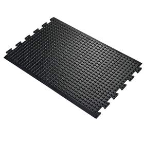 Arbeitsplatzmatte Bublemat 0,9 x 0,6 m, Schwarz - Mittelstück