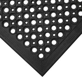 Hygienematte High-Duty 1,5 x 0,9 m, Schwarz