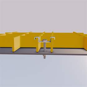 COBAGRIP - M clip, pre rošt s výškou 25 mm, bal. 10 ks