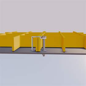 COBAGRIP - C clip, pre rošt s výškou 25 mm, bal. 10 ks