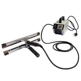 Dispozitiv cu clește pentru lipit folie ambalaj - clește manual cu impulsuri, lățime clește 310 mm