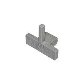 Capac PVC, CLIP, culoare gri deschis