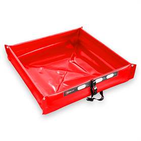 Multifunktions-Faltwanne FASTER, aus PVC, Auffangvolumen 130 l, 1000x1000x130 mm