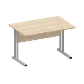 Büro-Schreibtisch, C-Fuß Gestell, Farbe Akazie, B x T: 1200 x 800 mm