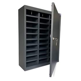 Dulap pentru telefoane mobil, 30 compartimente, ÎxLxA: 750x600x200 mm, culoare antracit RAL7021