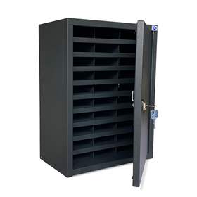 Dulap pentru telefoane mobil, 30 compartimente, ÎxLxA: 465x350x200 mm, culoare antracit RAL7021