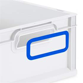 Farbring für Griffmulden zu Euroboxen CYCLE, Farbe blau