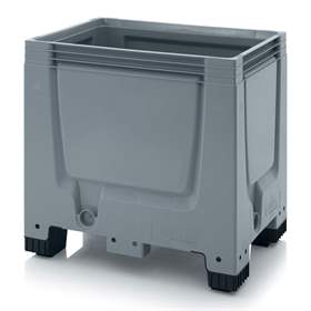 BigBox aus Polyethylen, Vollwand, 800 x 600 x 790 mm, mit Füßen