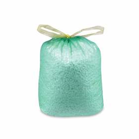 Zugband Müllbeutel 60 l, 600 x 800 mm, grün, 1 Karton = 400 Stück