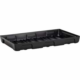 HDPE-Auffangewanne, ohne Rost, für Regale 1000x600 mm, Volumen 33 l