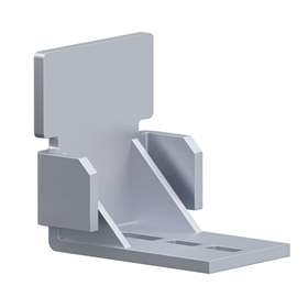 Capăt bară transportoare cu role cu opritor pentru protejarea rolelor și profilurilor