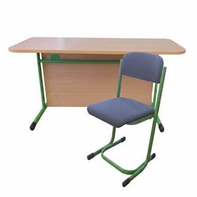 Dozentenset - Lehrertisch mit Stuhl (Set), 1300 x 350 x 760 mm