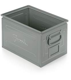 Stapelkasten aus Stahlblech, 480 x 315 x 300 mm, Traglast 100 kg