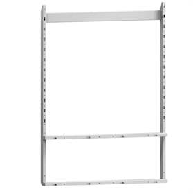 Aufbau-Tragkonstruktion, Farbe grau RAL7035, Breite 1200  mm