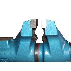 Menghină banc de atelier YORK Lux T, cu bacuri pentru țeavă, lățime bacuri 125 mm