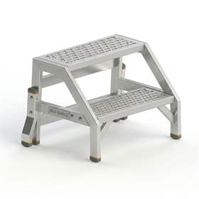 Geschweißte Aluminiumstufen "Fortissimo", 2 Stufen