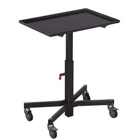 Materialständer ohne Neigung, Höhenverstellbereich 535-810 mm, Farbe Anthrazit RAL7016