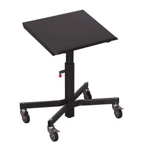 Materialständer, neigbar, Höhenverstellbereich 520-775 mm, Farbe Anthrazit RAL7016