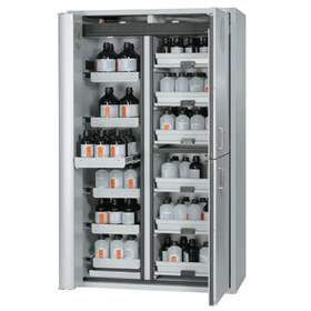 Kombinationsschrank,Typ-90-Abteil: 6 Auszüge, SL-Abteil: 6 Tablarauszüge inkl. Kunststoffwannen