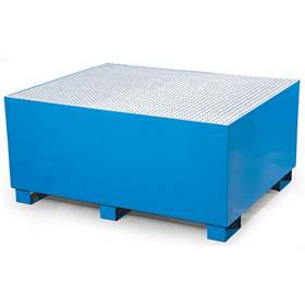 Auffangwanne, Grossvolumen 1000 l, Stahl lackiert, 1200 x 1500 mm.