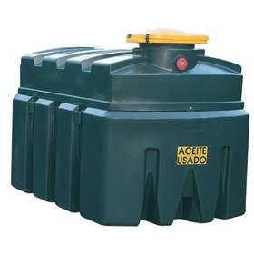 Tank aus Polyethylen für Altöle, Inhalt 2500 l