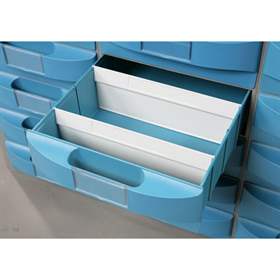 VariBox - Schubladen-Querteilung B: 215 mm, grau, VE 10 Stk.