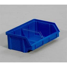 Sichtlagerkasten TechBox, 140 x 203 x 74 mm, Farbe Blau