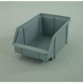 Sichtlagerkasten TechBox, 224 x 144 x 108 mm, Farbe Grau