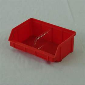 Sichtlagerkasten TechBox, 140 x 203 x 74 mm, Farbe Rot