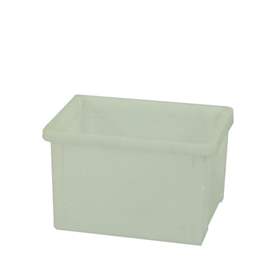 Lagerkasten Stockbox, 400 x 300 x 250 mm, Farbe weiss