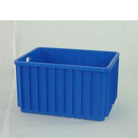 Lagerkasten Stockbox, 600 x 400 x 300 mm, Farbe blau