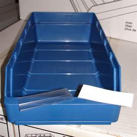 Etiketten, beschreibbar, Papierschilder mit Kunststoffschutzfolie, VE 100 Stück