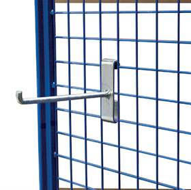 Dornträger mit Haken 10 x 200 mm, Tragfähigkeit 10 kg, VE 5 St.