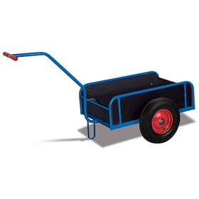 Zweirad-Handwagen VARIOfit, Sperrholz-Bordwände, Ladefläche  975 x 635 mm, Tragfähigkeit 400 kg